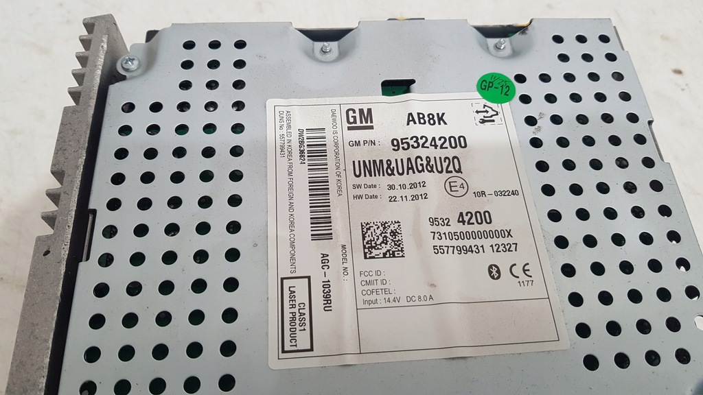 фото №3, Opel mokka радио радиопроигрыватель 95324200