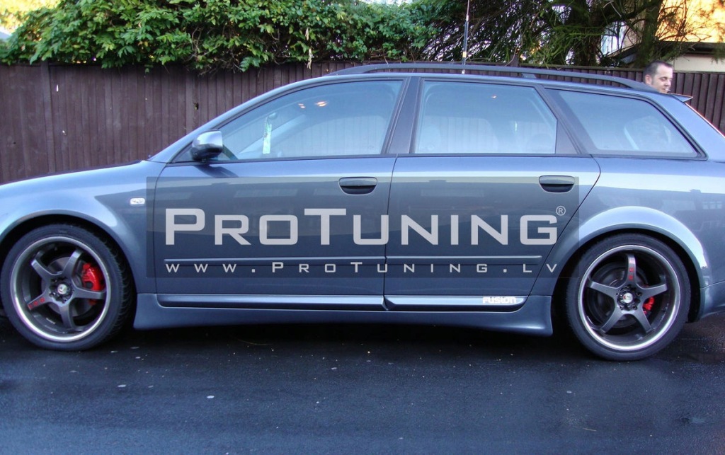 фото №10, Накладки boczne/paski с волокна стеклянного s4 широкий door do audi a4 b6+b7 01-08