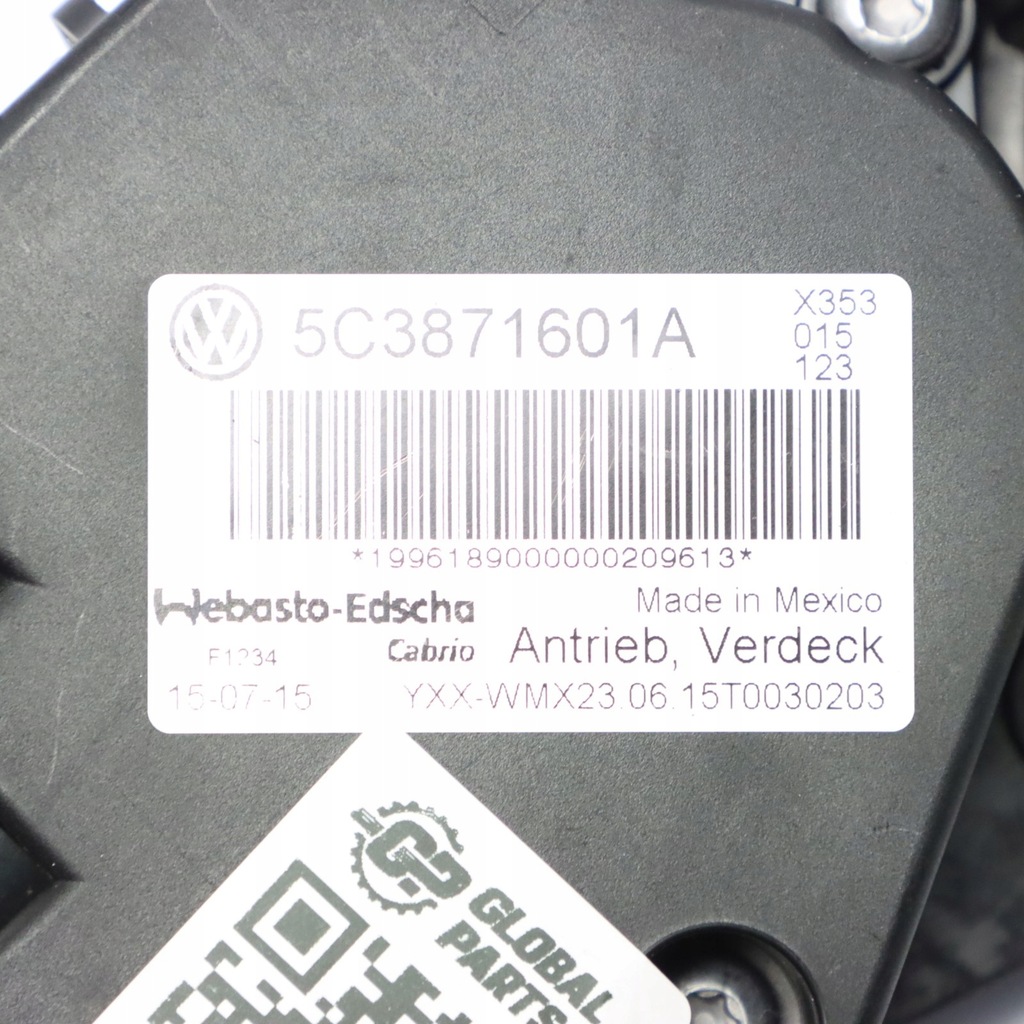 фото №12, Vw new beetle привід моторчик дах складного webasto 5c3871601a