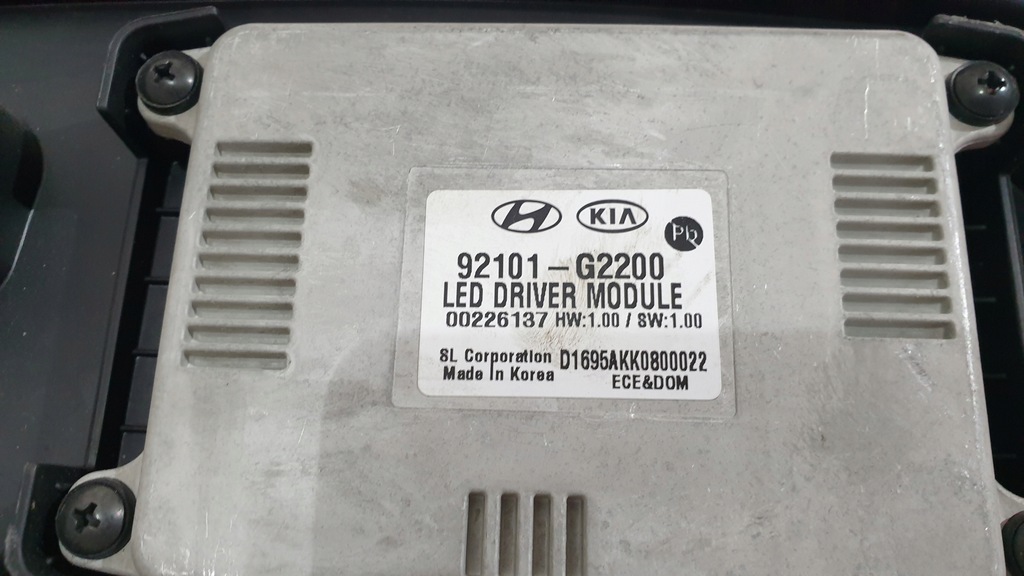 фото №12, Лампа левая przó led hyundai ioniq lift 92101-g2200