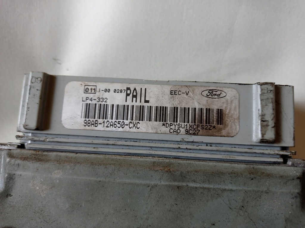 фото №5, Бортовий комп'ютер ford focus mk1 1.6 16v 98ab12a650cxc