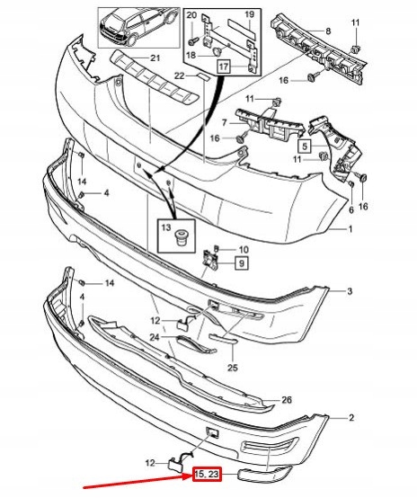 фото №9, Плита відбиваюча лівий задній błotnicy volvo c30 оригінальний 31213992