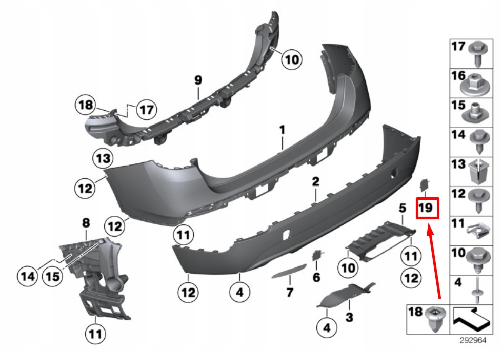 фото №10, Bmw x1 e84 trailer tow cap cover 51127303815 7303815