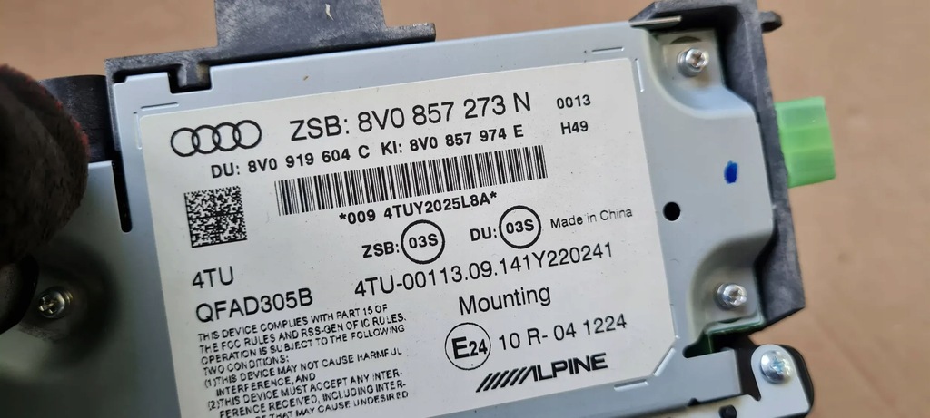 фото №11, S3 8v sedan a3 дисплей экран lcd радио mmi 8v0857273n