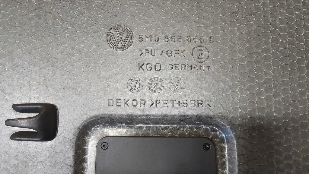 фото №15, Vw golf v vi + обшивка підлога багажника 5m0863463a 5m0858855c org eu