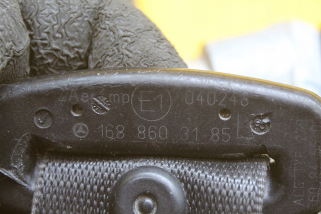Ремень безопасности левый перед mercedes w168 a klasa 1688603185l Киев