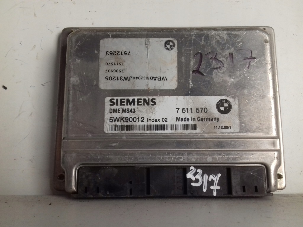 фото №1, Блок управления 5wk90012 7511570