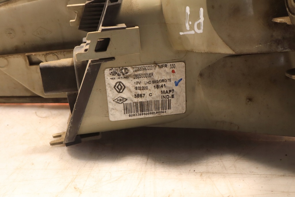 фото №7, Лампа правая задняя renault fluence sedan