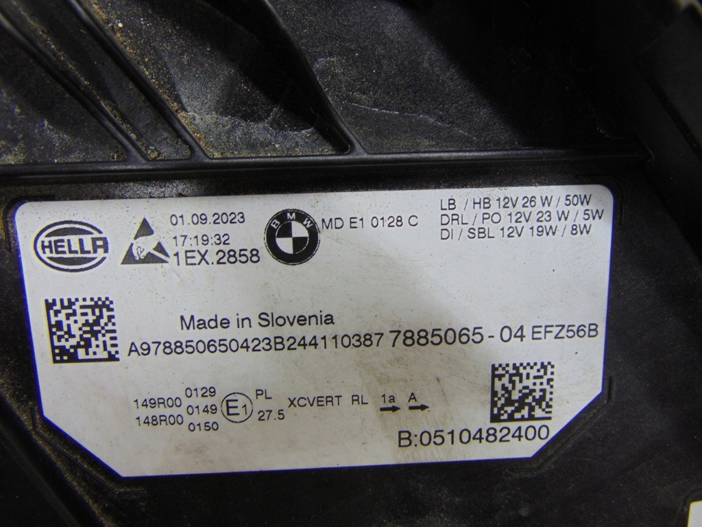 фото №16, Лампа перед передняя левая bmw 3 g20 g21 lift shadow line 7885065-03