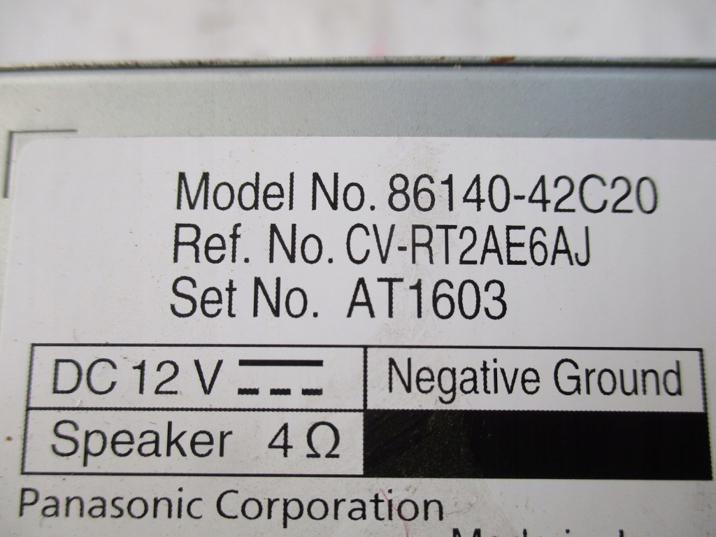 фото №7, Радіо навігація toyota rav4 v 86140-42c20