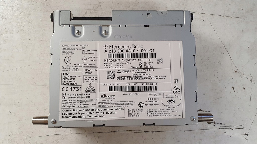 фото №1, Mercedes e-klasa w213 радио навигация a2139004310