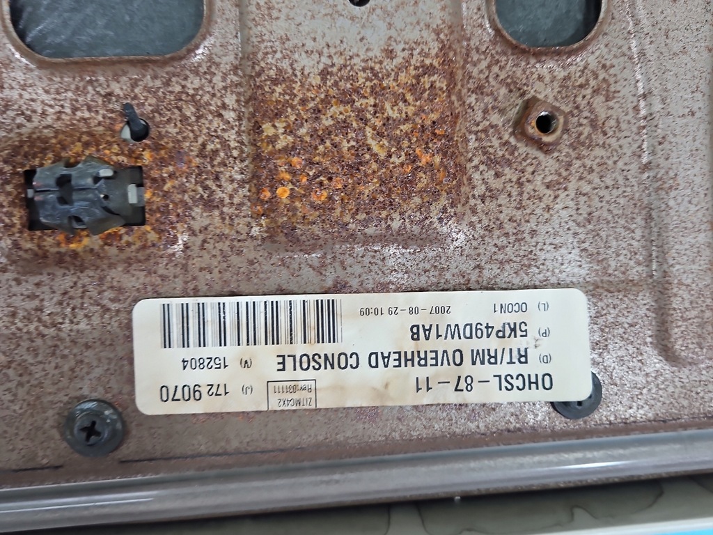 фото №9, Бардачок стельовий chrysler voyager v 07-10 europa