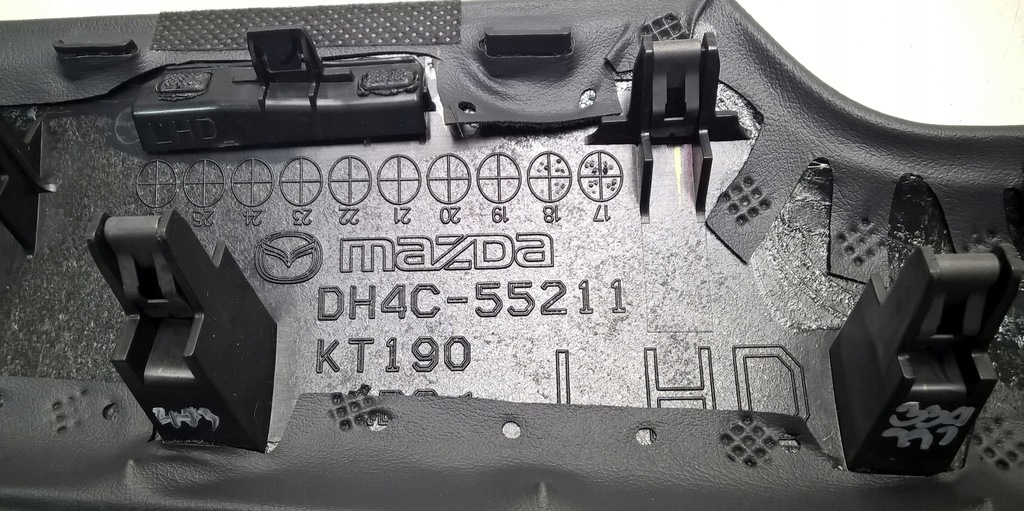 фото №9, Mazda cx3 2017-21 молдинг dekor консоли панели кожа