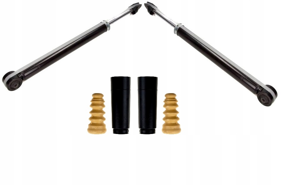 фото №1, 2x амортизатори захист відбійники задня skoda fabia iii 2014- rapid , 2012- ##