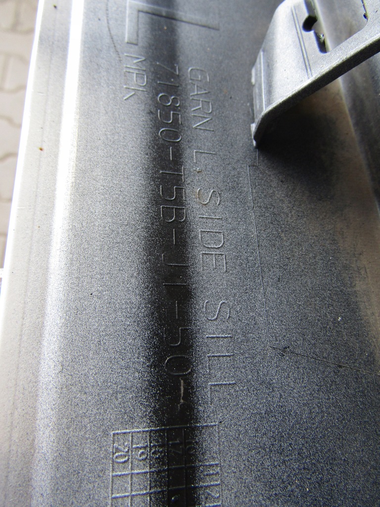 фото №13, Молдинг порог левая honda jazz fit gt sport 15- gk