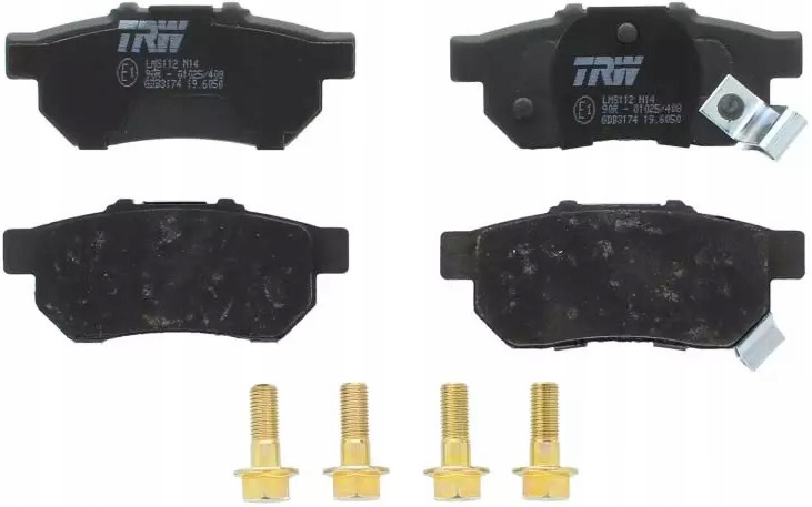 фото №1, Trw гальмівні колодки гальмівні задня gdb3174