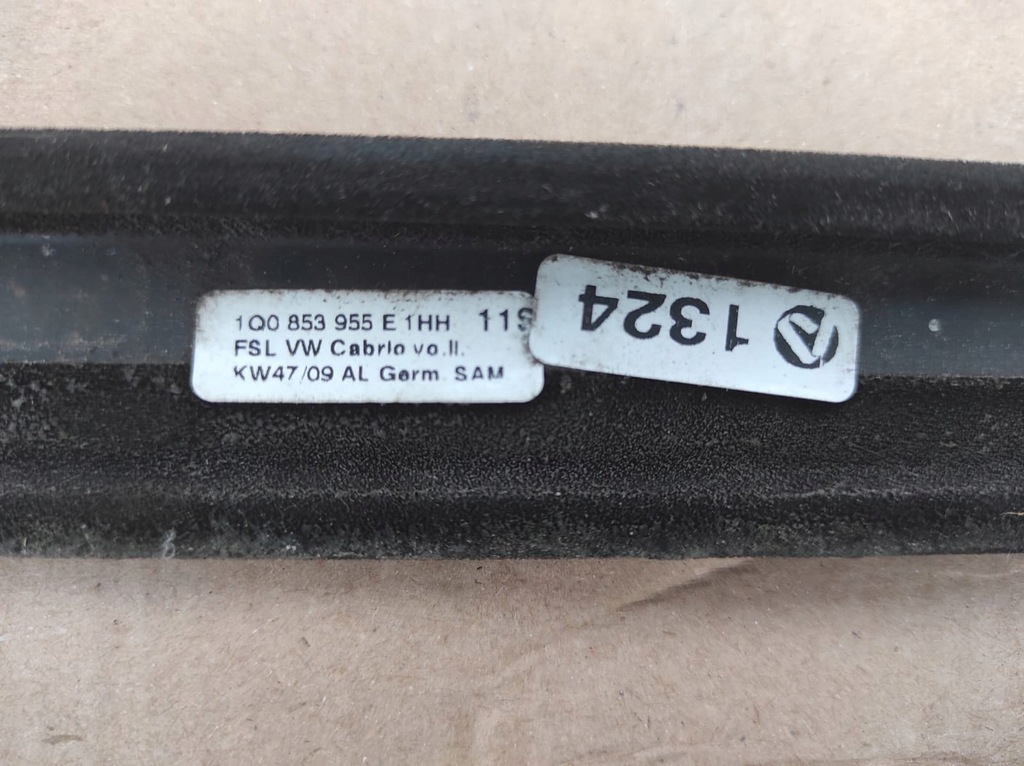 фото №12, Vw eos молдинг ущільнювач двері ліва перед 1q0