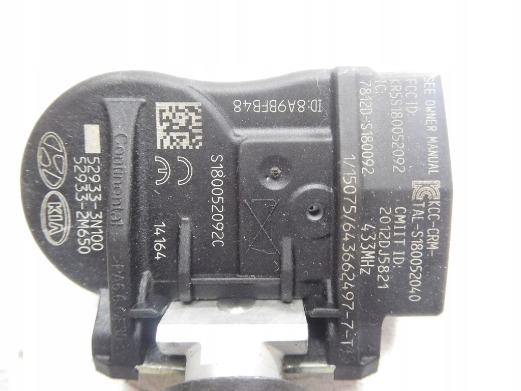 фото №7, Датчик тиску tpms kia hyundai 52933 2m650