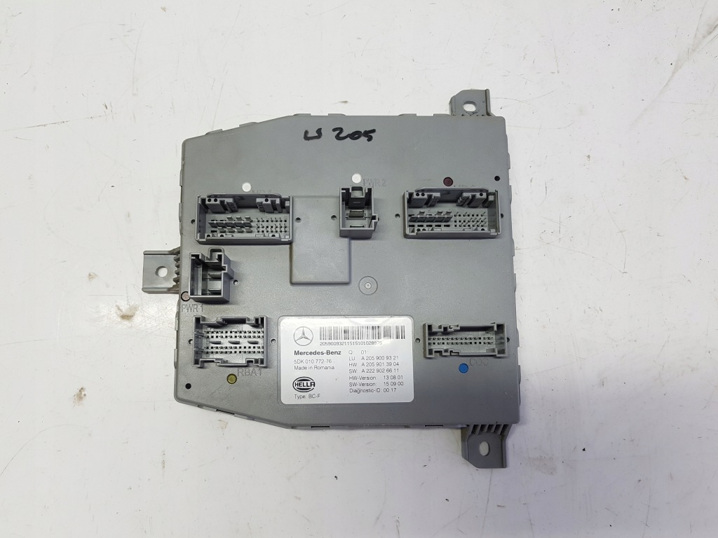 фото №1, Mercedes w205 модуль блок управления a2059009321