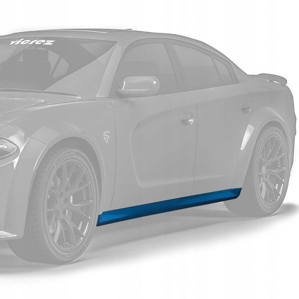 фото №1, Накладки порогові пороги - kpl. dodge charger 2015-2023 widebody