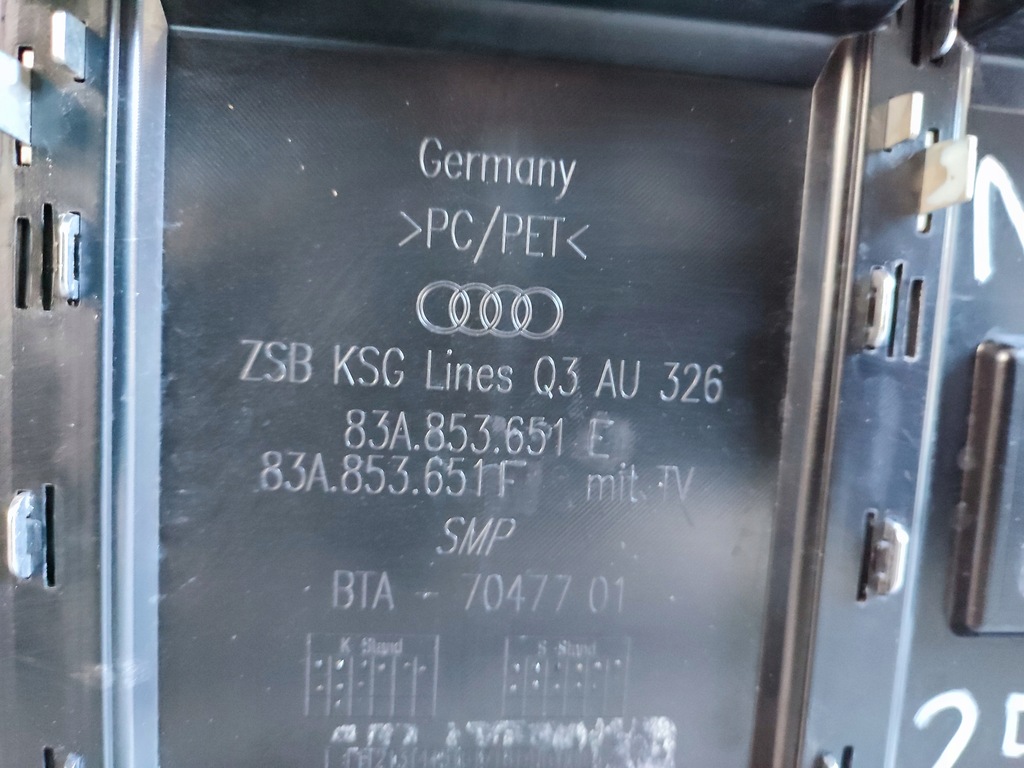 фото №4, Audi q3 ii 83a решітка радіатора решітка радіатора оригінал 83a853651f