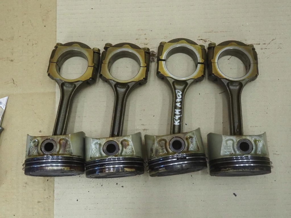 фото №10, Поршень шатун renault scenic i lift 1.6 16v k4m700
