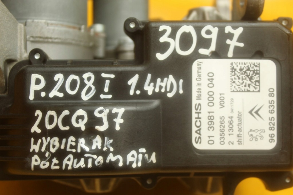 фото №15, Выборщик półautomatu peugeot 208 i 1.4 hdi 20cq97 9682563580 013981000040