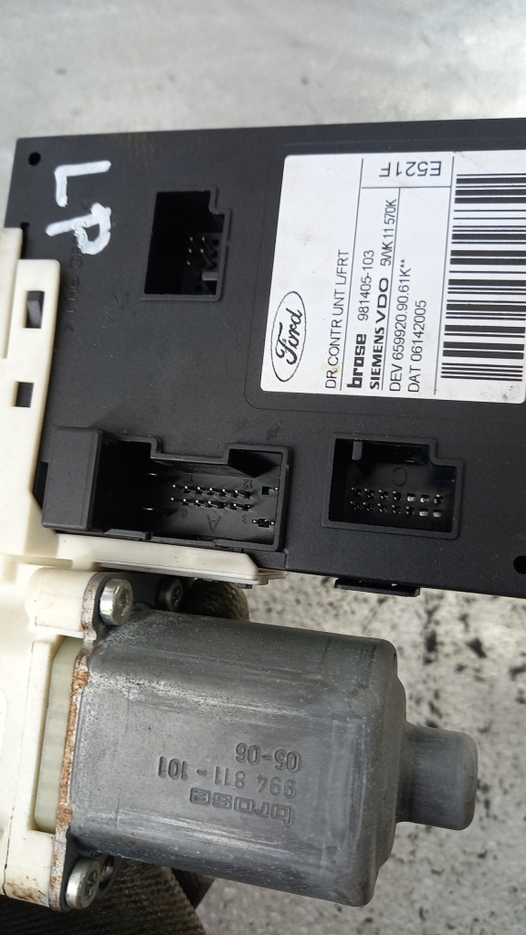 фото №4, Моторчик скло лівий перед ford focus mk2 2.0tdci