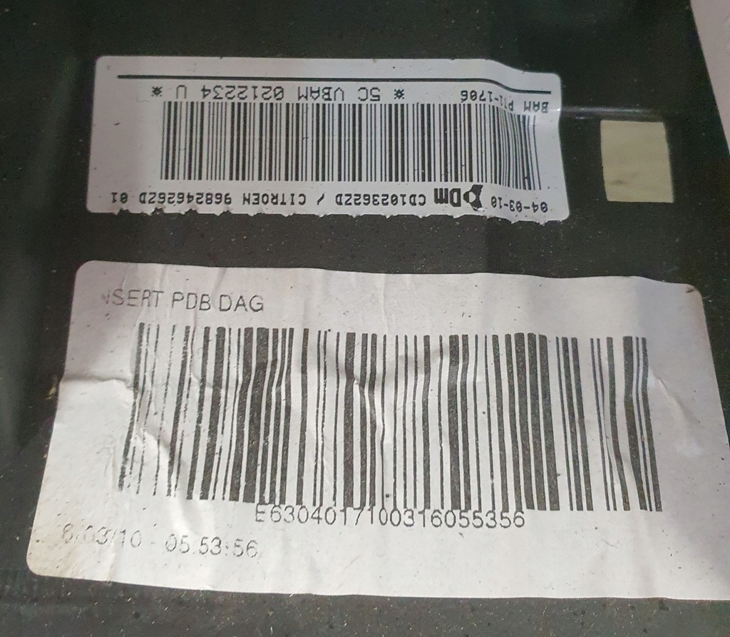 фото №6, Панель приладів консоль подушки безпеки ремені citroen c5 iii x7 kpl