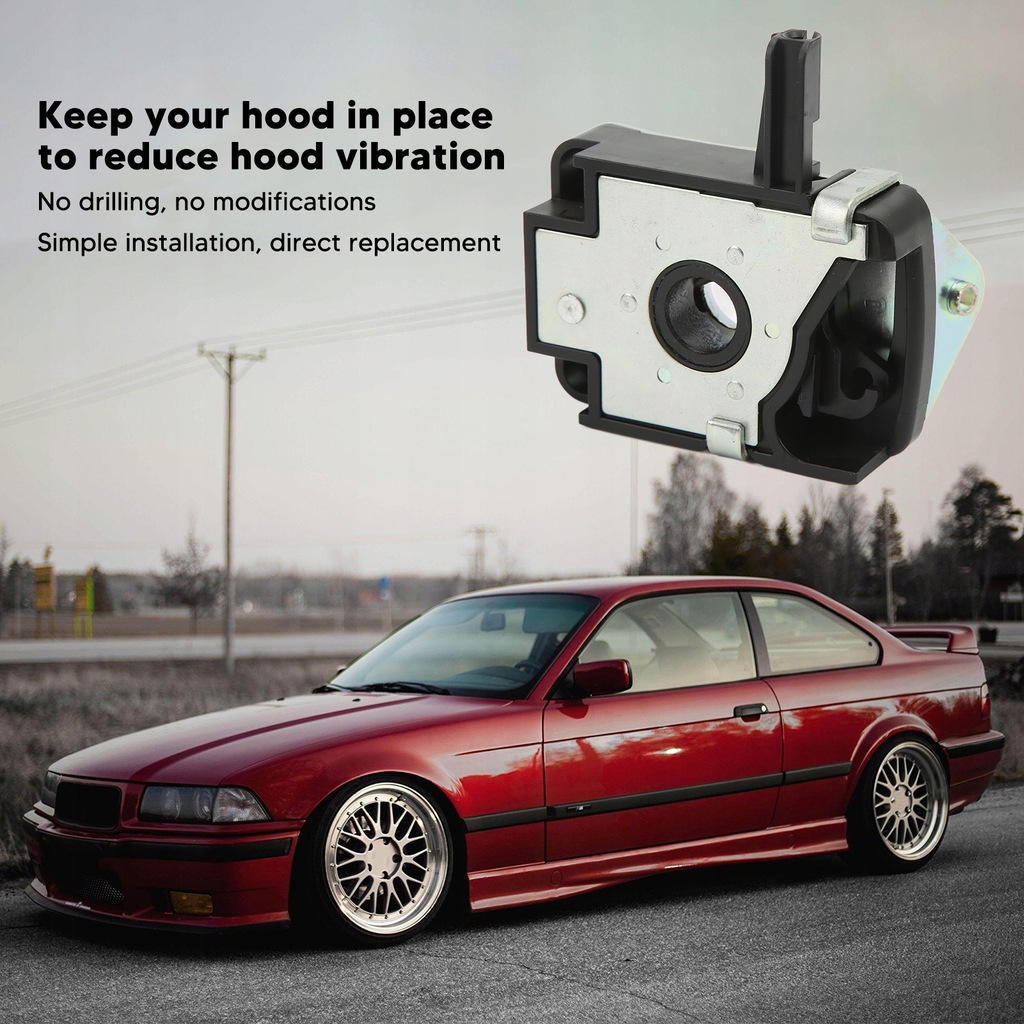 фото №8, Защёлки капот 51238122269 51238122270 чёрный заменитель замка капот dr