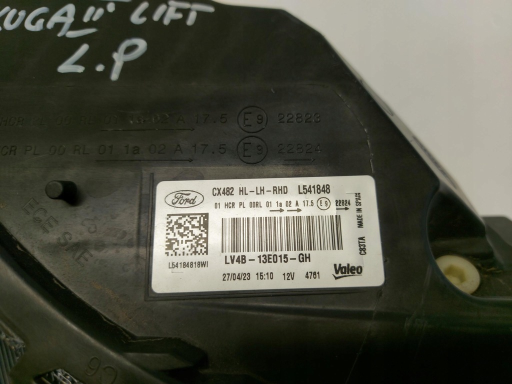 фото №11, Ford kuga iii mk3 лампа левый перед full led lv4b-13e015-gh