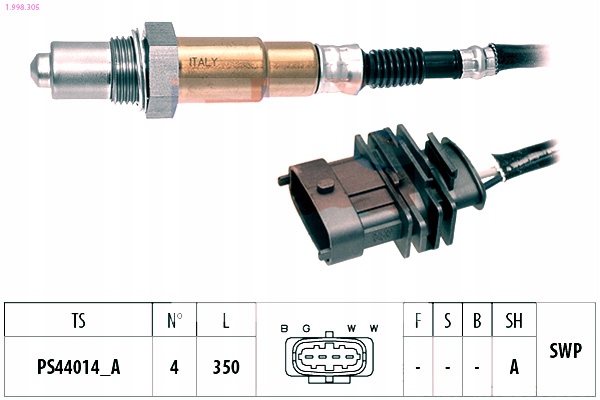 фото №2, Eps 1.998.305 датчик лямбда-зонд