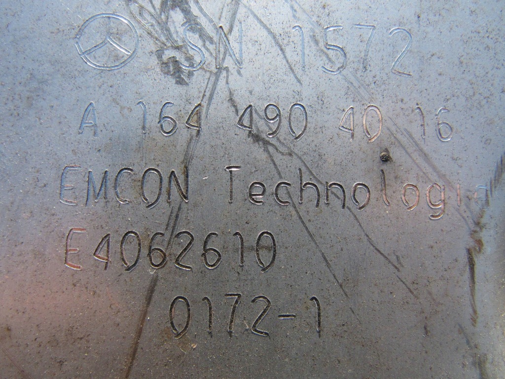 Гасник кінцевий вихлоп mercedes-benz ml w164 164 a1644904016 Зі Шроту