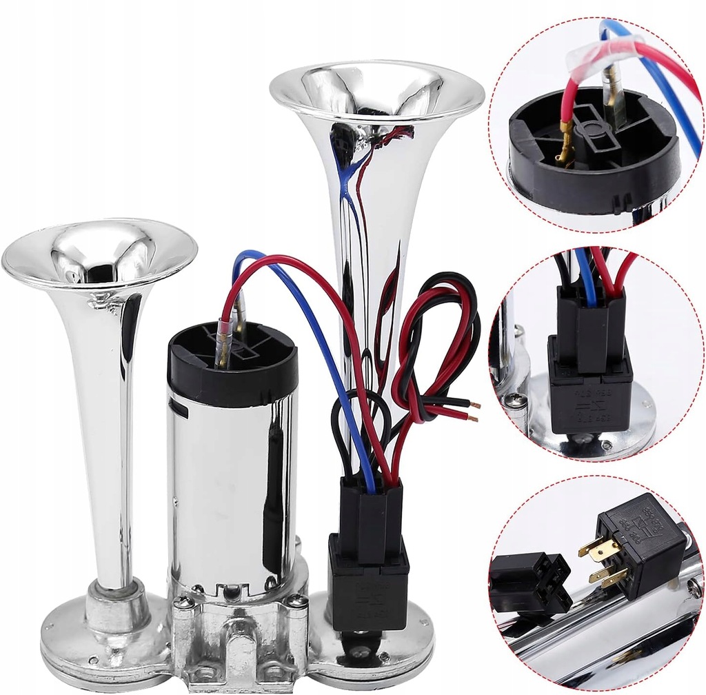 фото №8, Клаксон сигнал do tir гучний сигнал пневматичний 12v сигнал