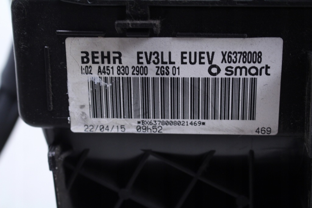 фото №6, Отопитель smart fortwo ii 15r. electric