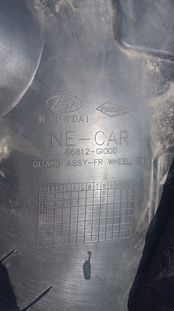 фото №9, Hyundai ioniq 5 21- подкрылок правый перед