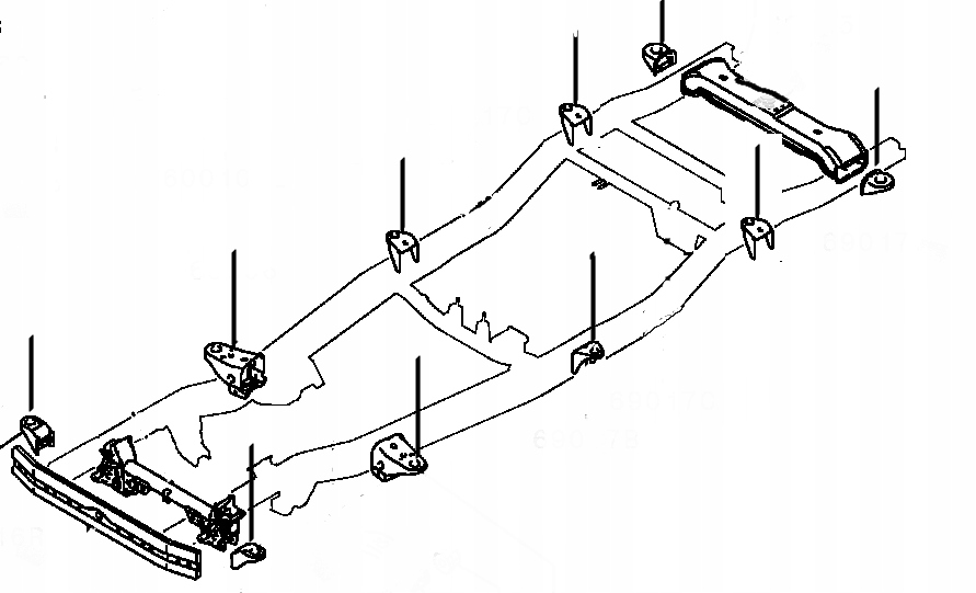 фото №7, Подушка рамы nissan patrol m12x40 металлическая втулка