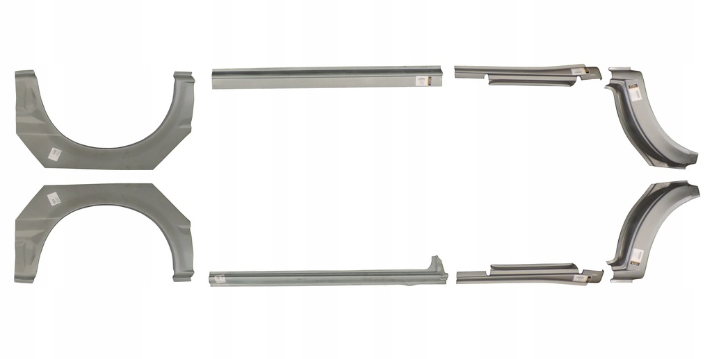 фото №1, Transit 00- середній довгий поріг ремкомплект підкрилок