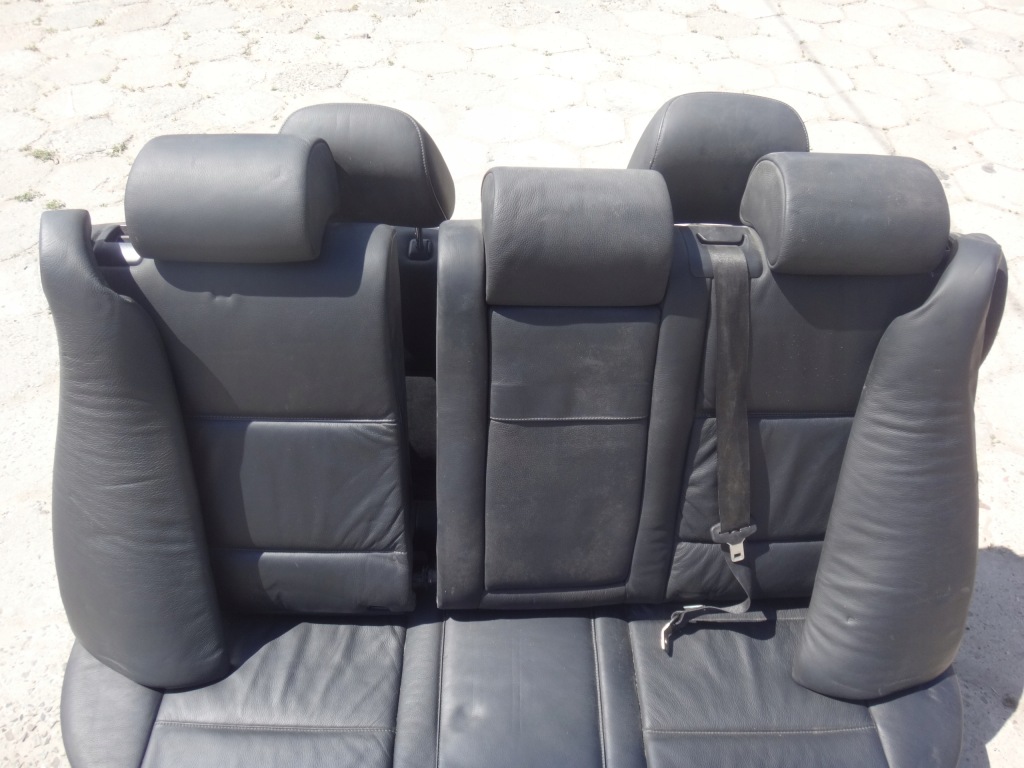 фото №12, Комплект сидіння сидіння заднє сидіння задня шкіра bmw x5 e53 чорні m-pakiet