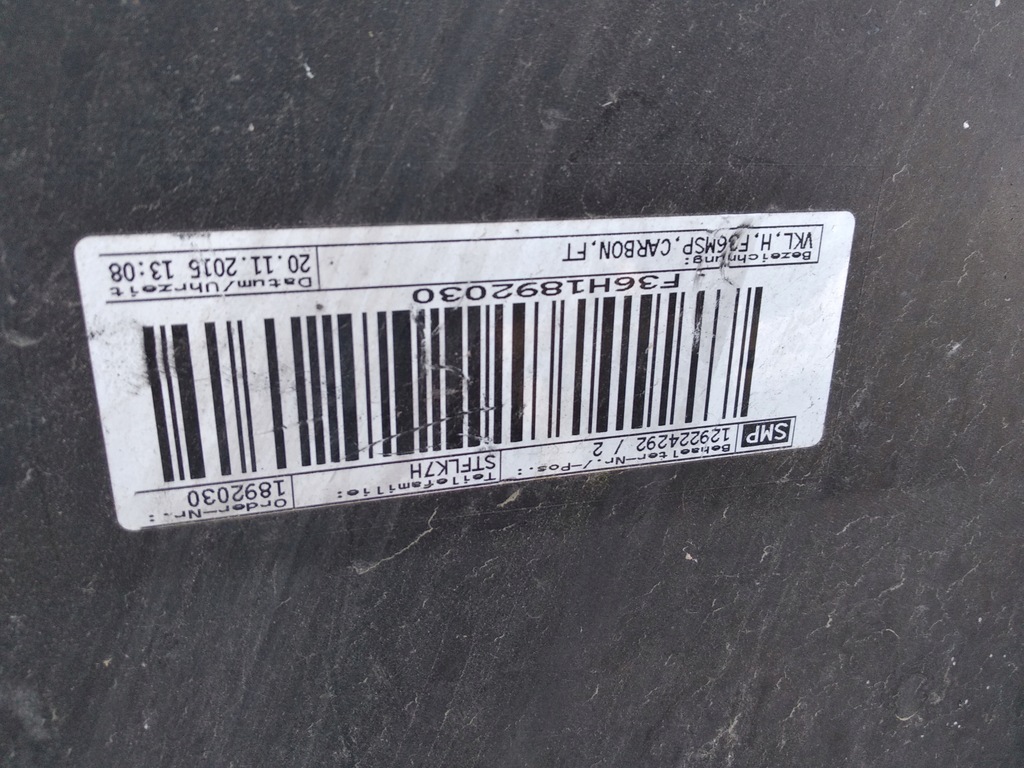 фото №9, Bmw 4 f32 f33 f36 m набор бампер задний задняя