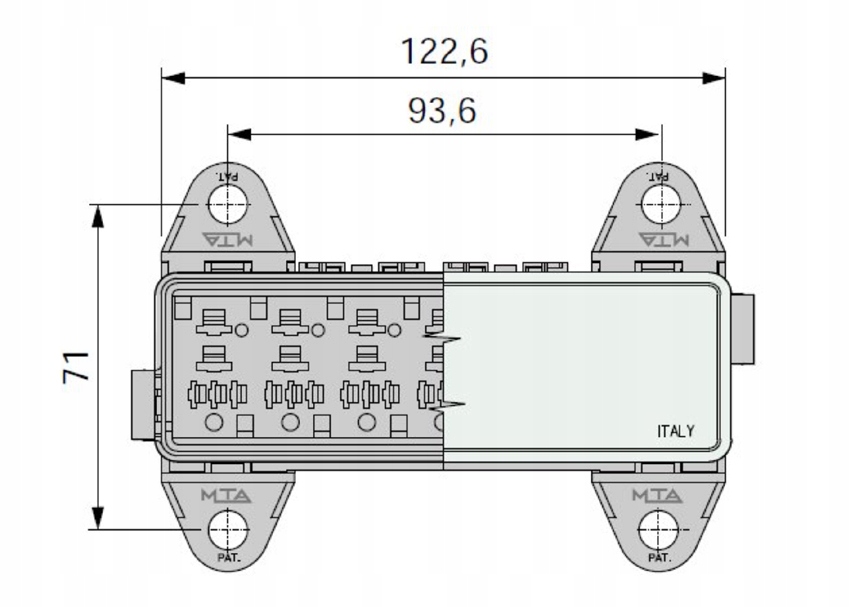 фото №8, Коробка роз'єм реле корпус 7 krotna mta