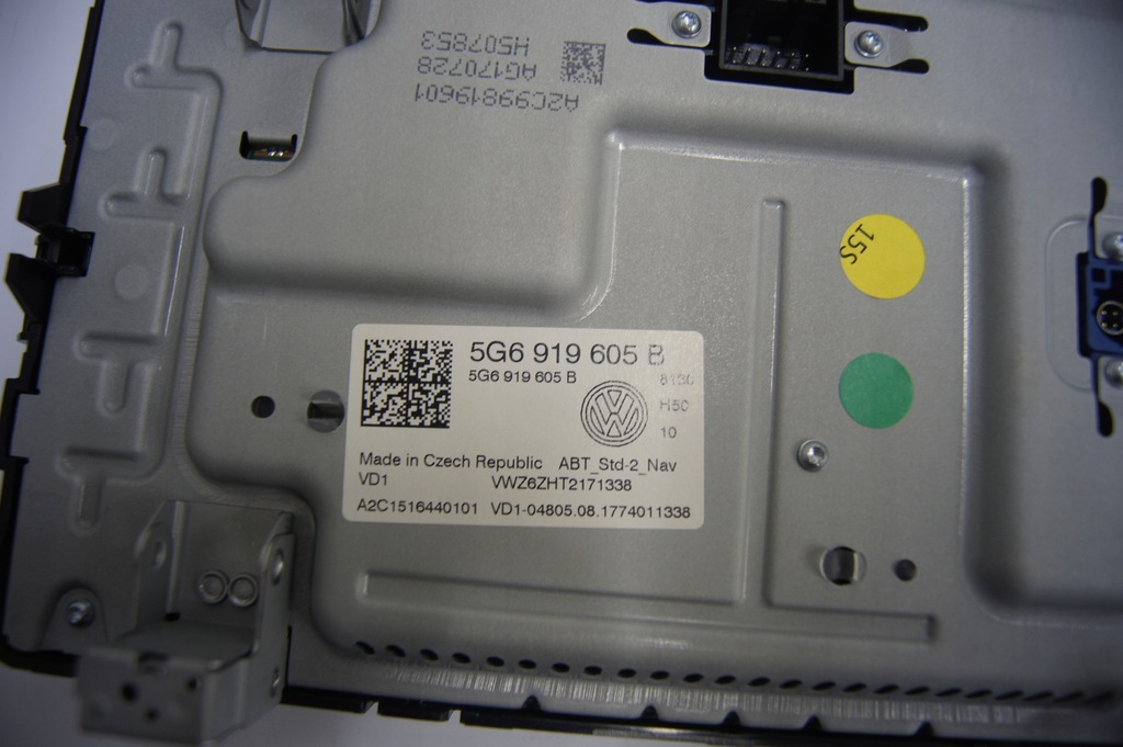 фото №7, Радіо навігація рамка дисплей touran iii 1.6 tdi