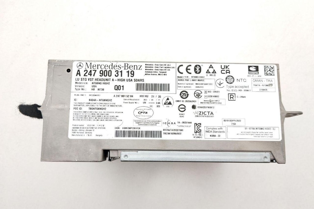 фото №8, Модуль навігації mercedes-benz eqb x243 a2479003119 electric 168kw 2023