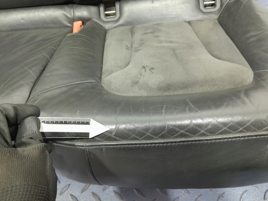 фото №6, Audi q7 4l s-line сиденья заднее сиденье задняя кожа с алькантара ii ряд