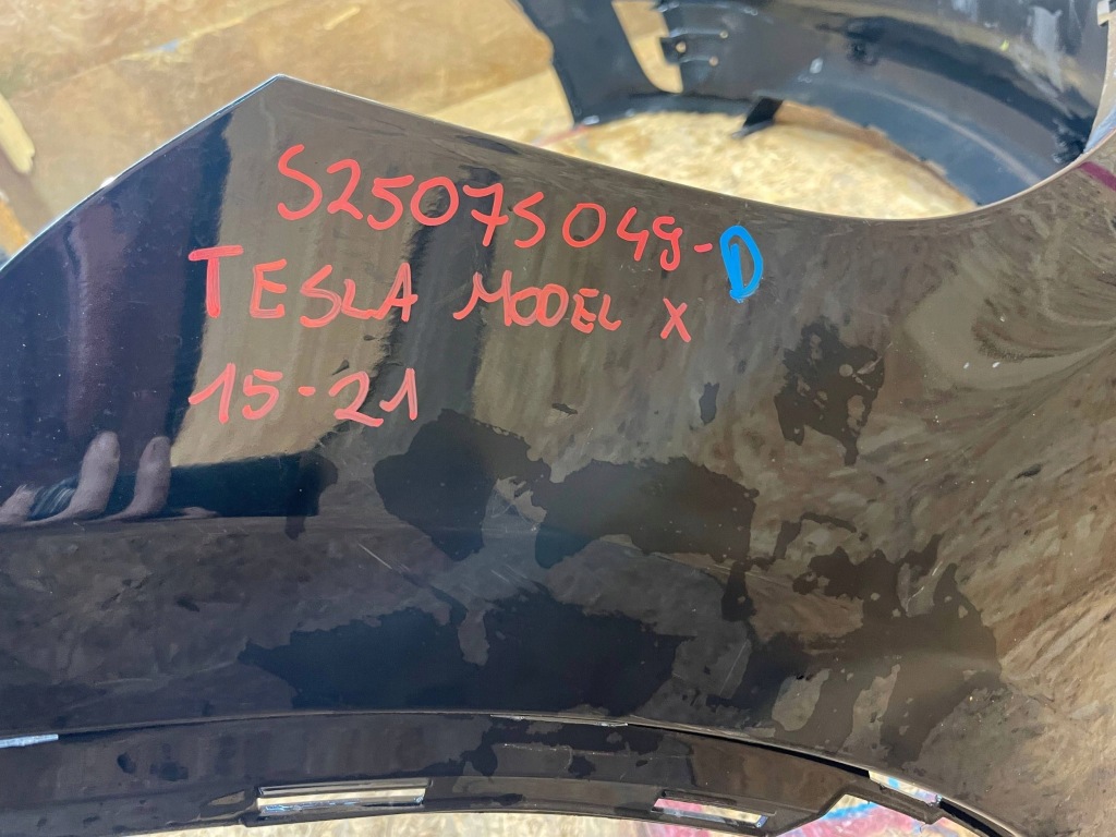 фото №10, Tesla model x 15-21 бампер перед передній
