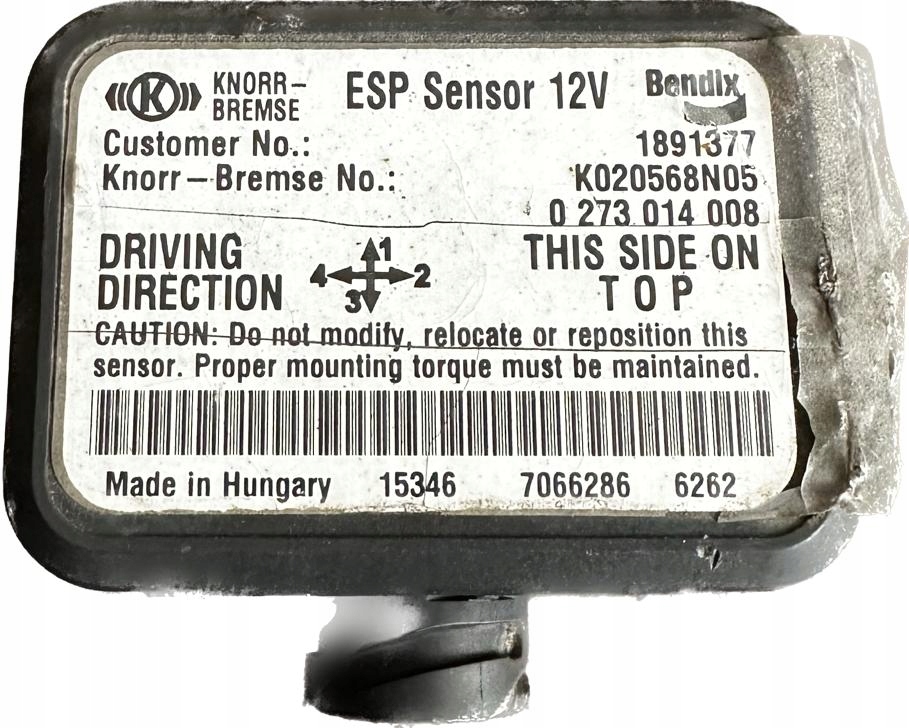 фото №2, Датчик esp scania r 1891377