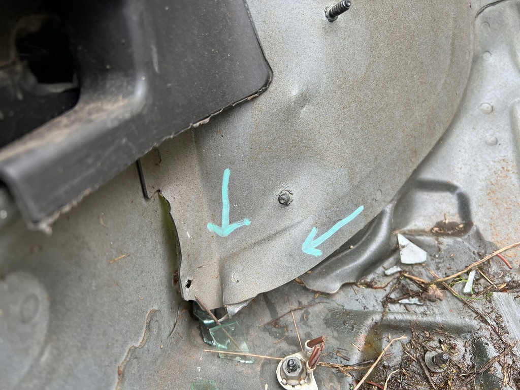 фото №8, Четверть лонжерон левая подкрылок чашка mercedes a-klasa w177