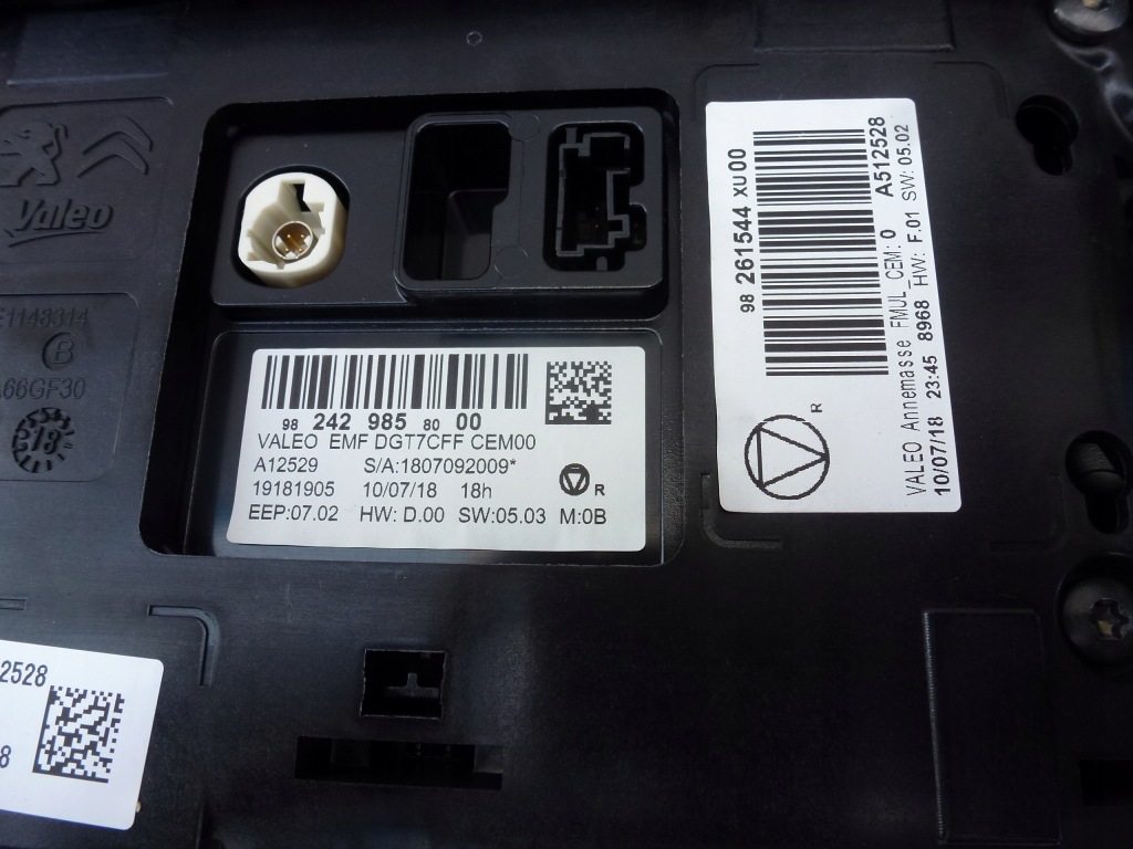 фото №5, Дисплей навигации экран lcd радио citroen c3 aircross 18r