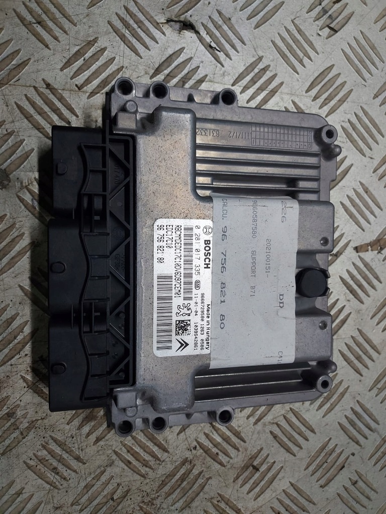 фото №1, Бортовой компьютер блок управления двигателя citroen c4 ii b7 hdi