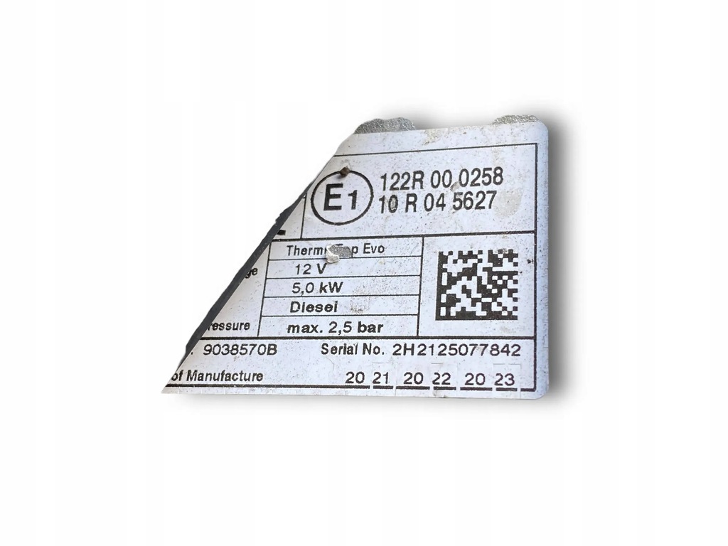 фото №6, Webasto mercedes 2065005100 w206 evo дизель